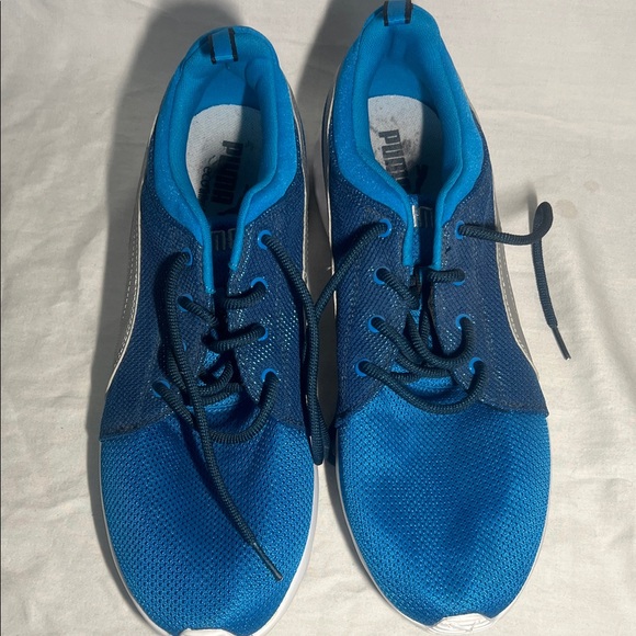 Puma Men's Dual Blue Athletic Sneakers - Picture 1 of 4